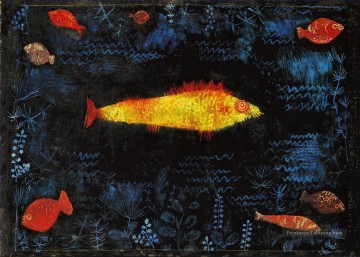  rouge Peintre - Le poisson rouge Paul Klee